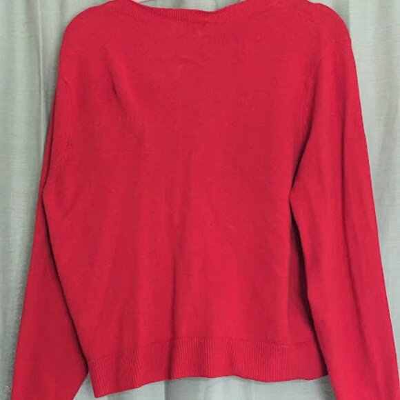 Red Old Navy Button-up Cardigan - Picture 2 of 3